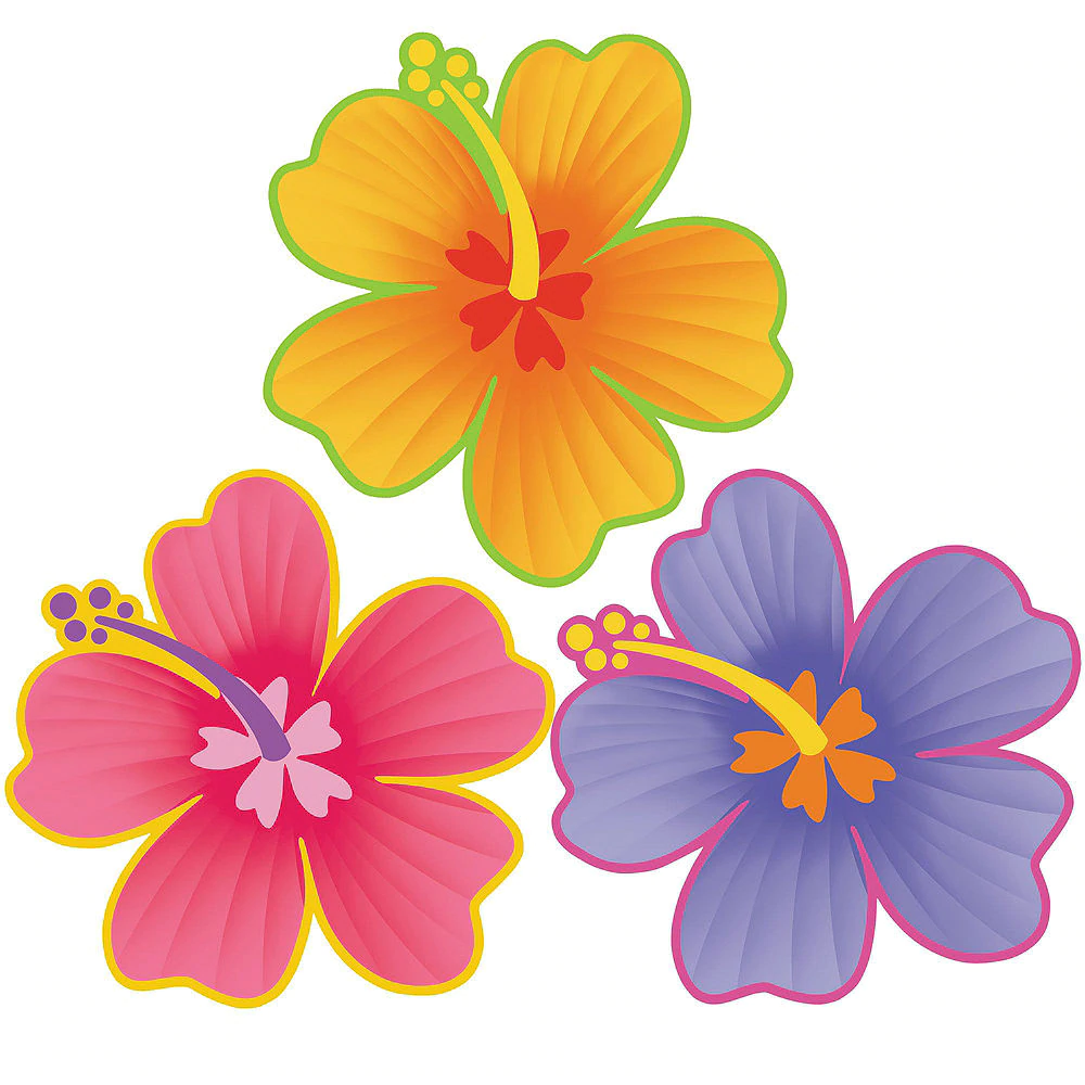 Free Printable Hibiscus Flower Template