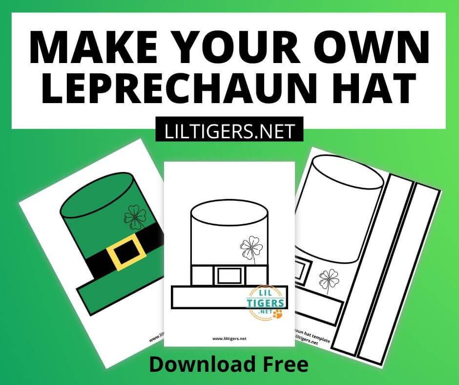 Free Printable Leprechaun Hat Template terbaru