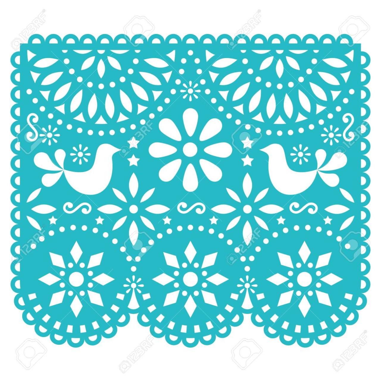 Printable Papel Picado Templates Pdf terbaru