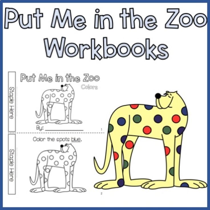 Put Me In The Zoo Printable Template terbaru
