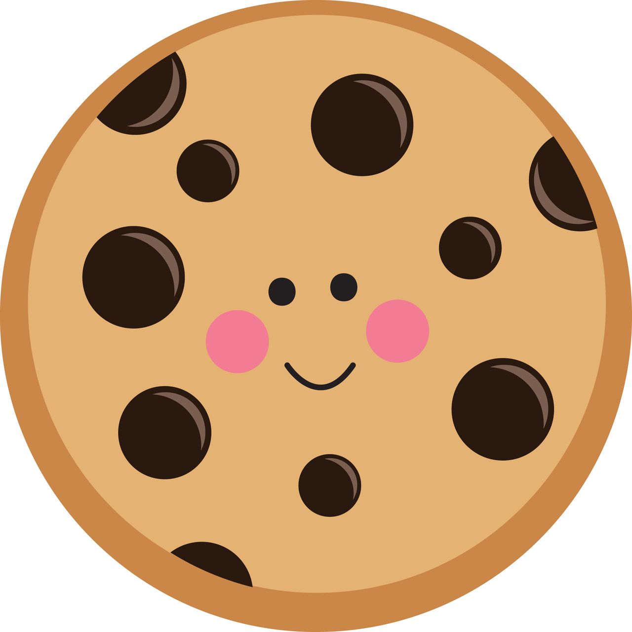 Chocolate Chip Cookie Template Printable