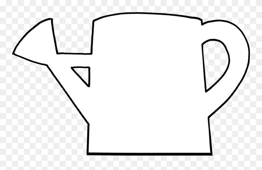 Free Printable Watering Can Template terbaru