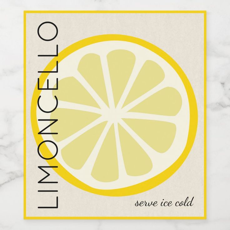 Free Printable Limoncello Labels Template