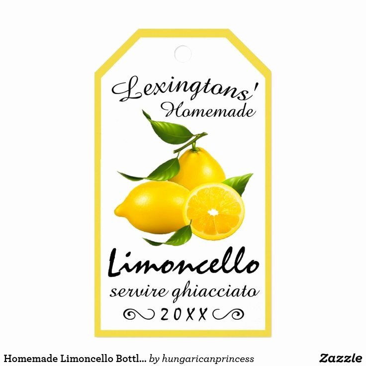 Free Printable Limoncello Labels Template