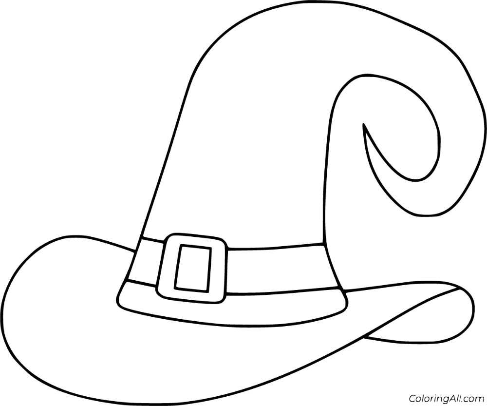 Witch Hat Template Printable Free terbaru