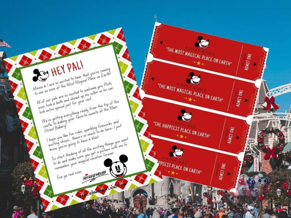 Free Printable Disney Surprise Letter Template