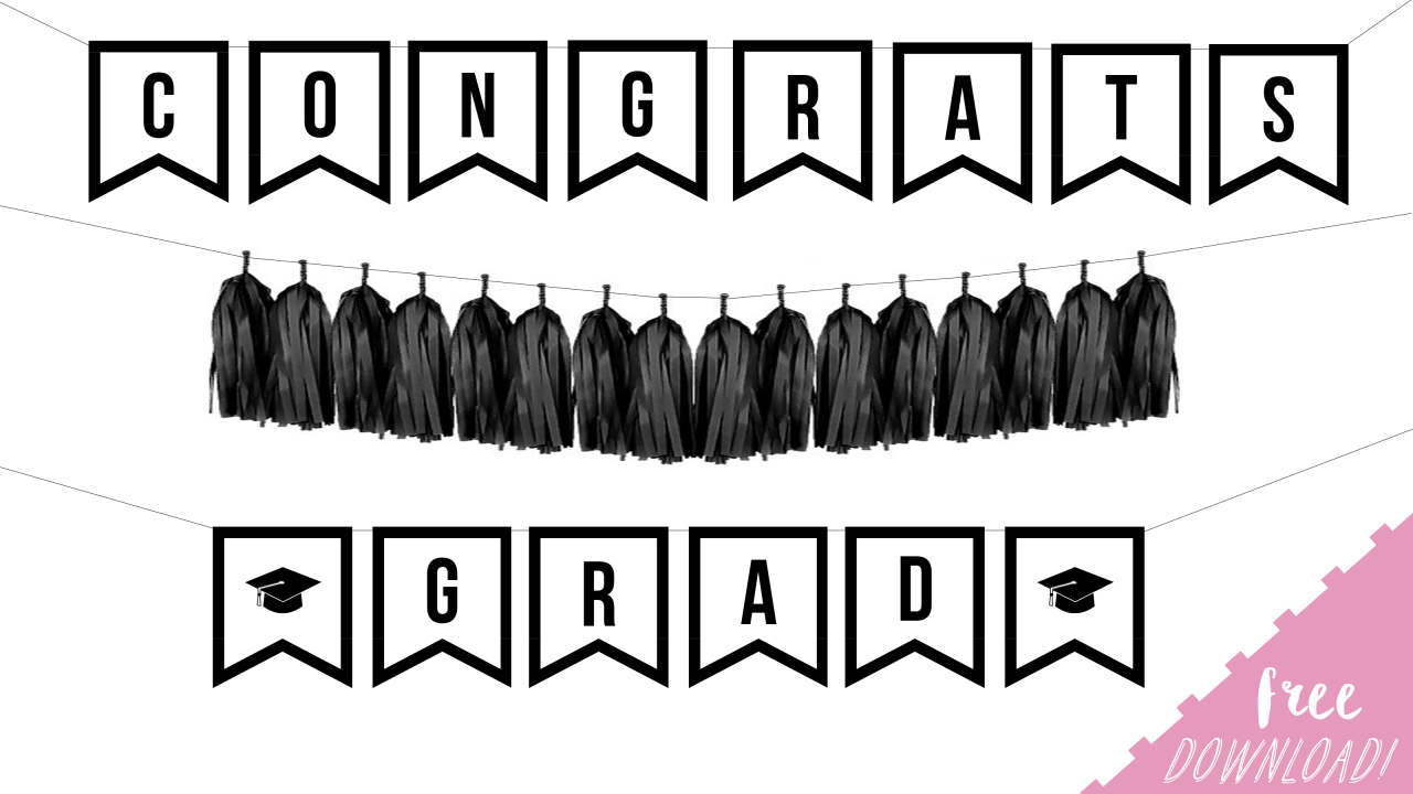 Free Printable Graduation Banner Templates