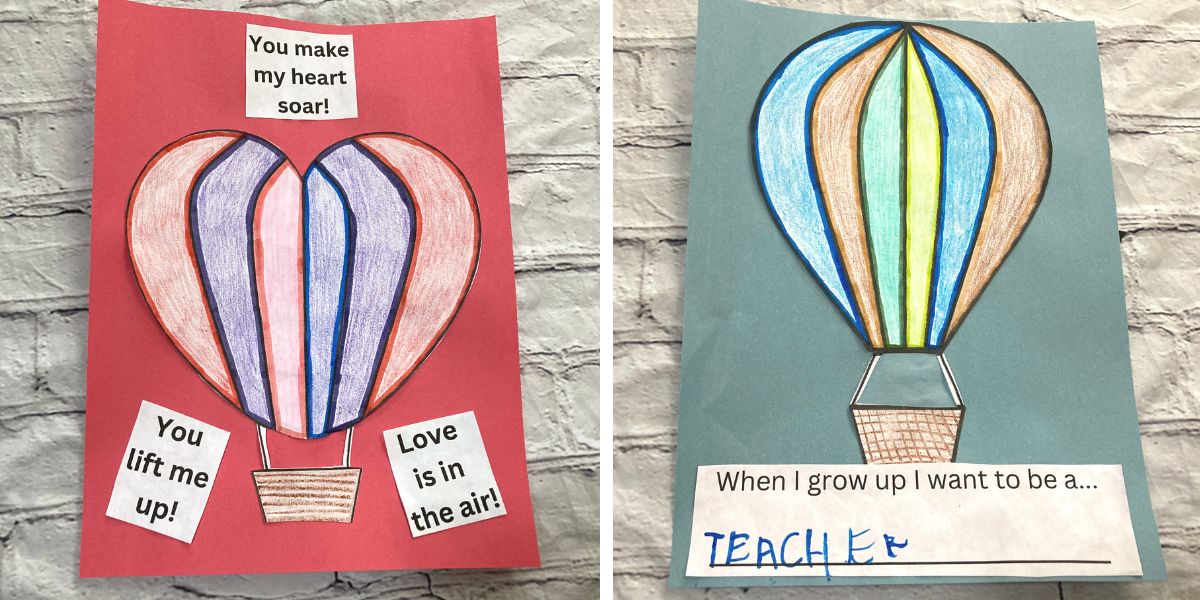 Free Printable Hot Air Balloon Basket Template