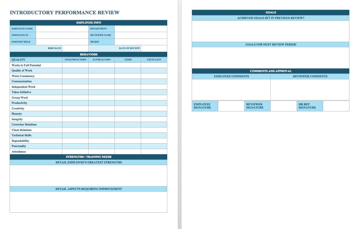 Free Printable Year In Review Template
