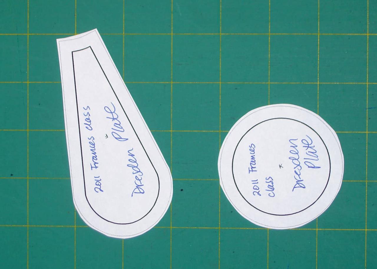 Free Printable Dresden Plate Template