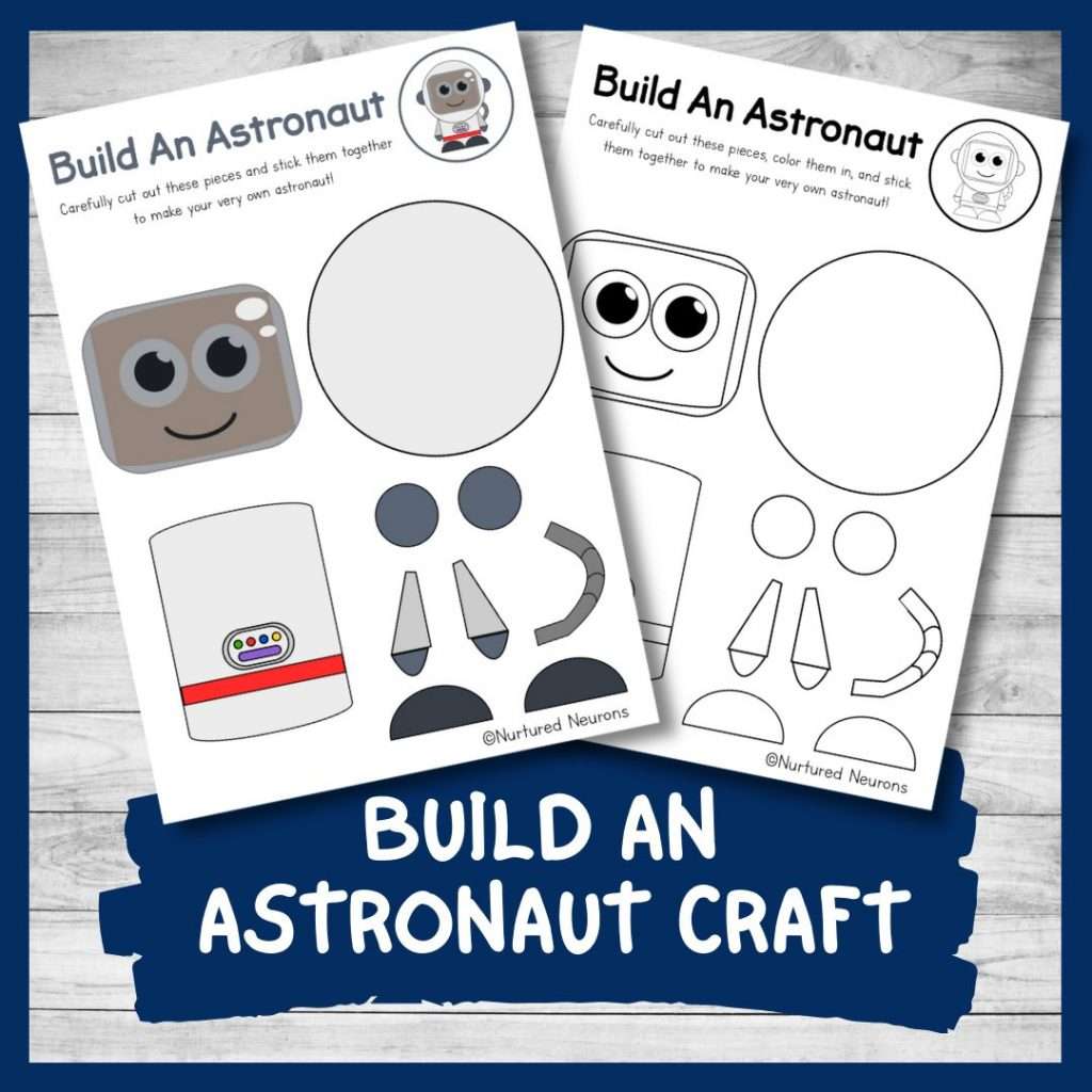 Printable Astronaut Cut Out Template