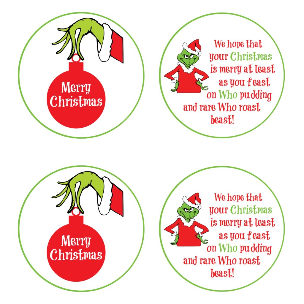 Grinch Pills Free Printable Template terbaru