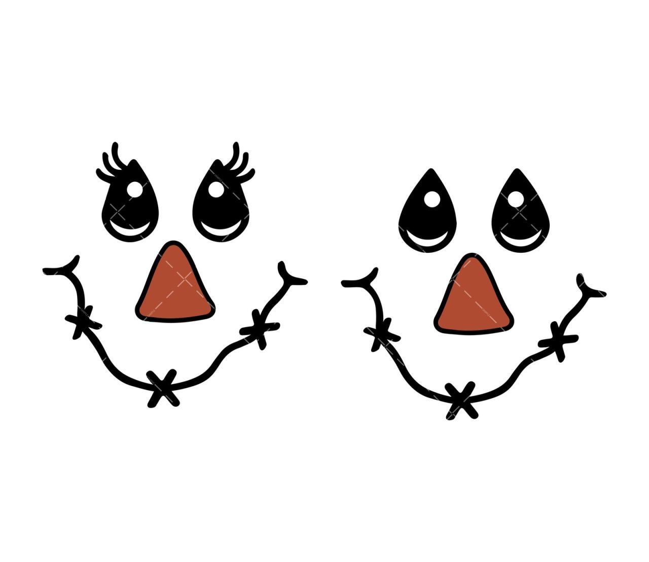 Free Scarecrow Face Template Printable Free terbaru