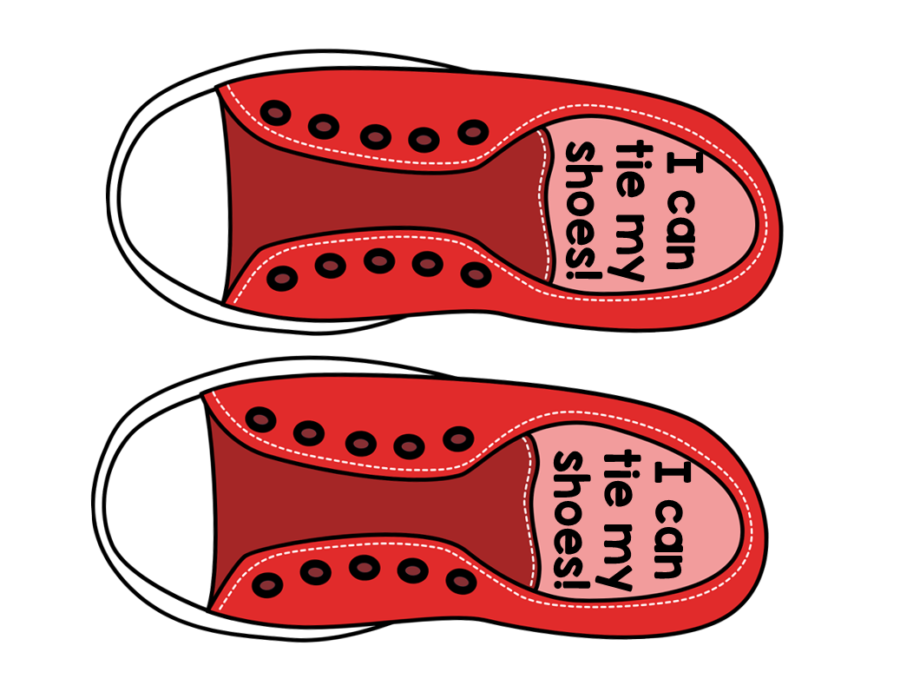 Free Printable Shoe Lacing Template terbaru