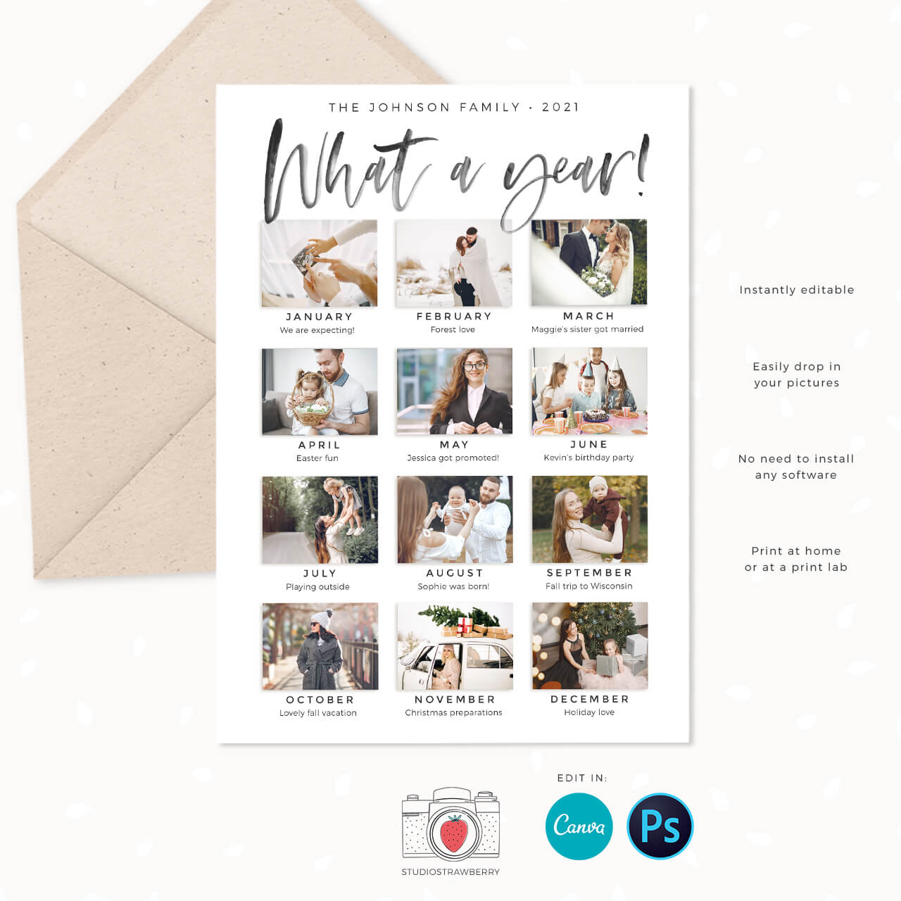 Free Printable Year In Review Template