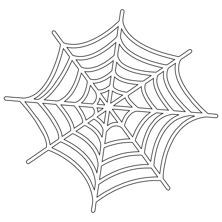 Free Printable Spider Web Template terbaru