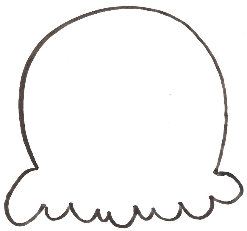 Ice Cream Scoop Printable Template terbaru