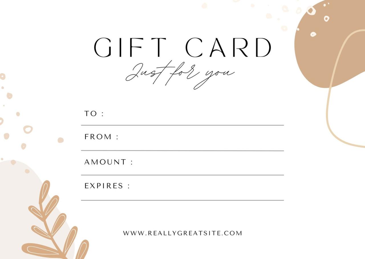 Free Printable Gift Card Sleeve Template