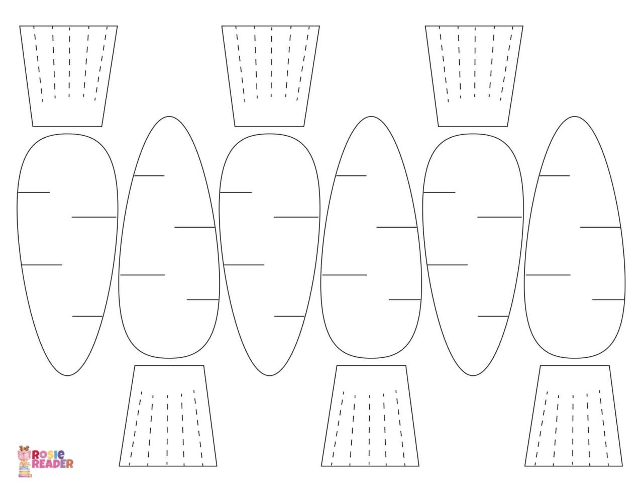 Cut Out Carrot Template Printable
