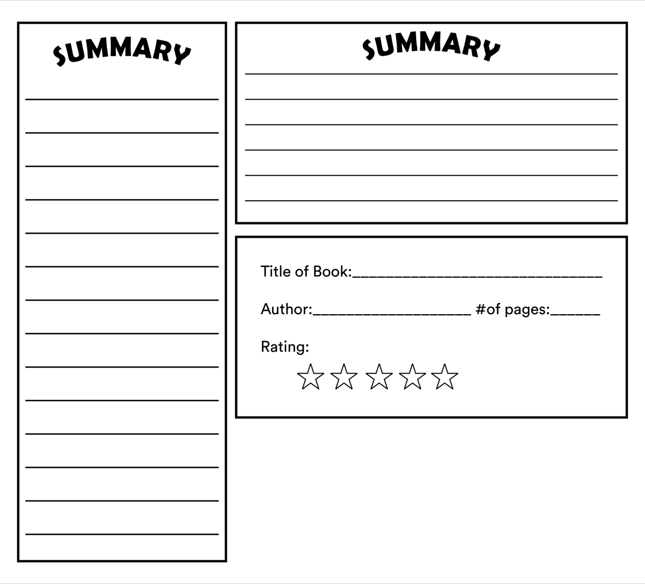 Printable Cereal Box Book Report Template Free terbaru