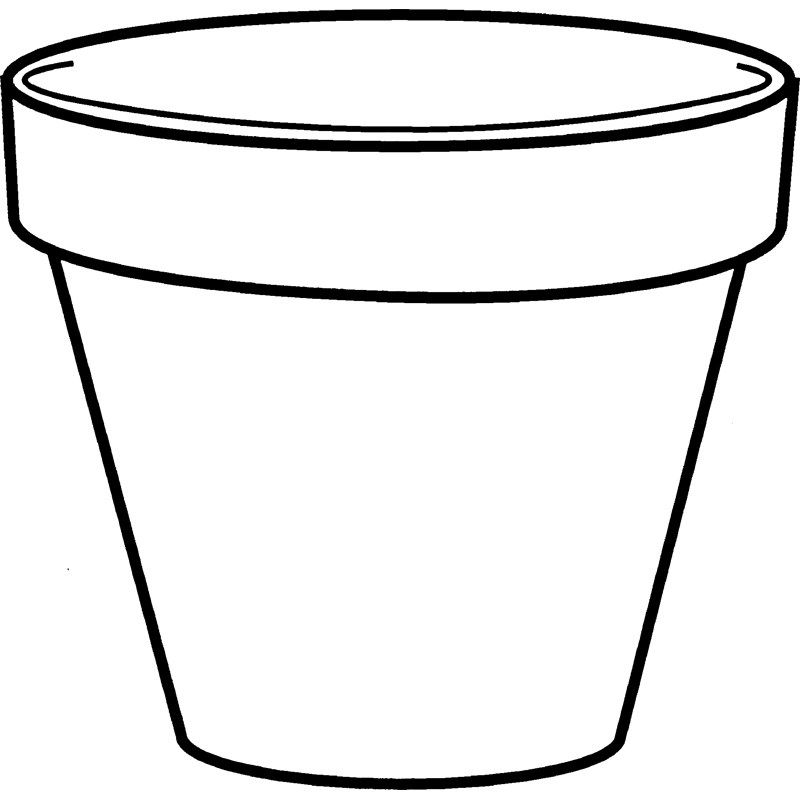 Flower Pot Template Free Printable