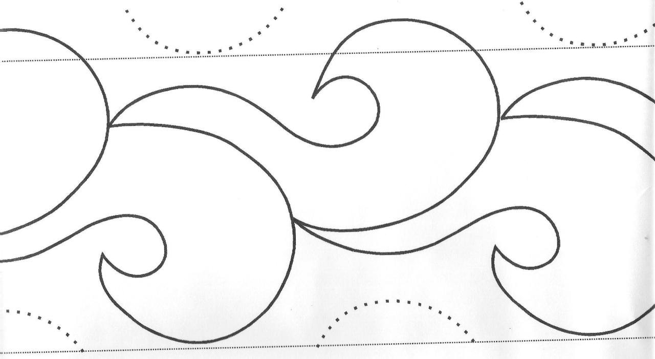Easy Printable Machine Quilting Templates For Beginners