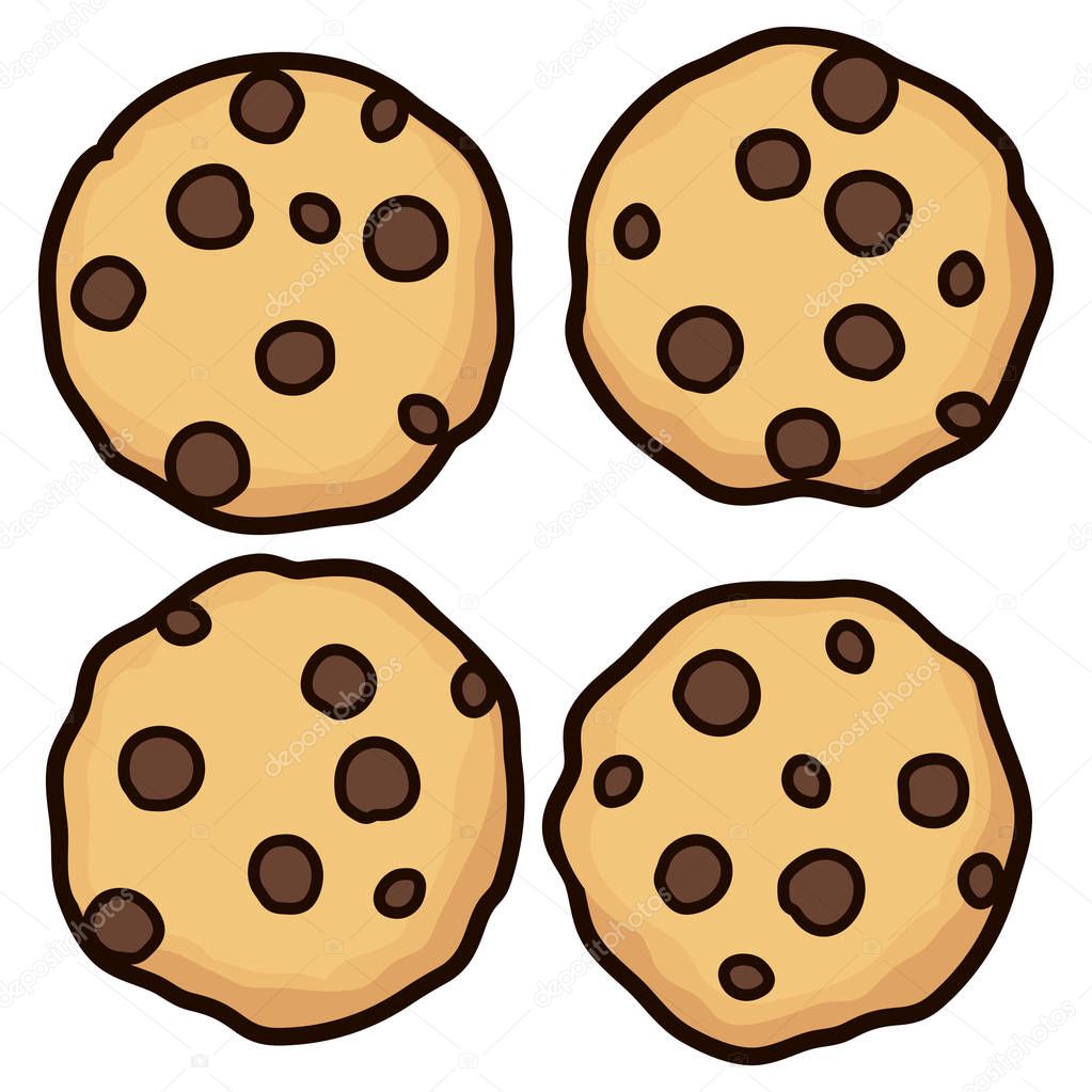 cookie monster printable cookies template chocolate chip cards birthday party label food printables templates sesame cupcake street diy clipart milk