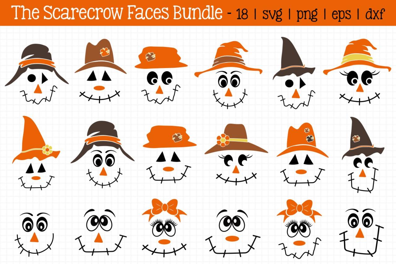 Free Scarecrow Face Template Printable Free