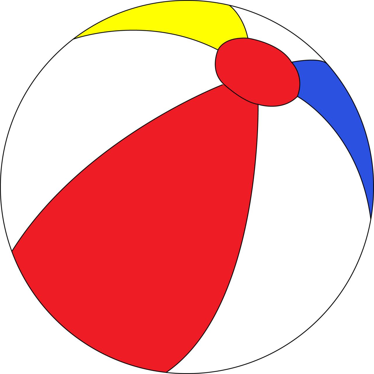 Free Printable Beach Ball Template terbaru