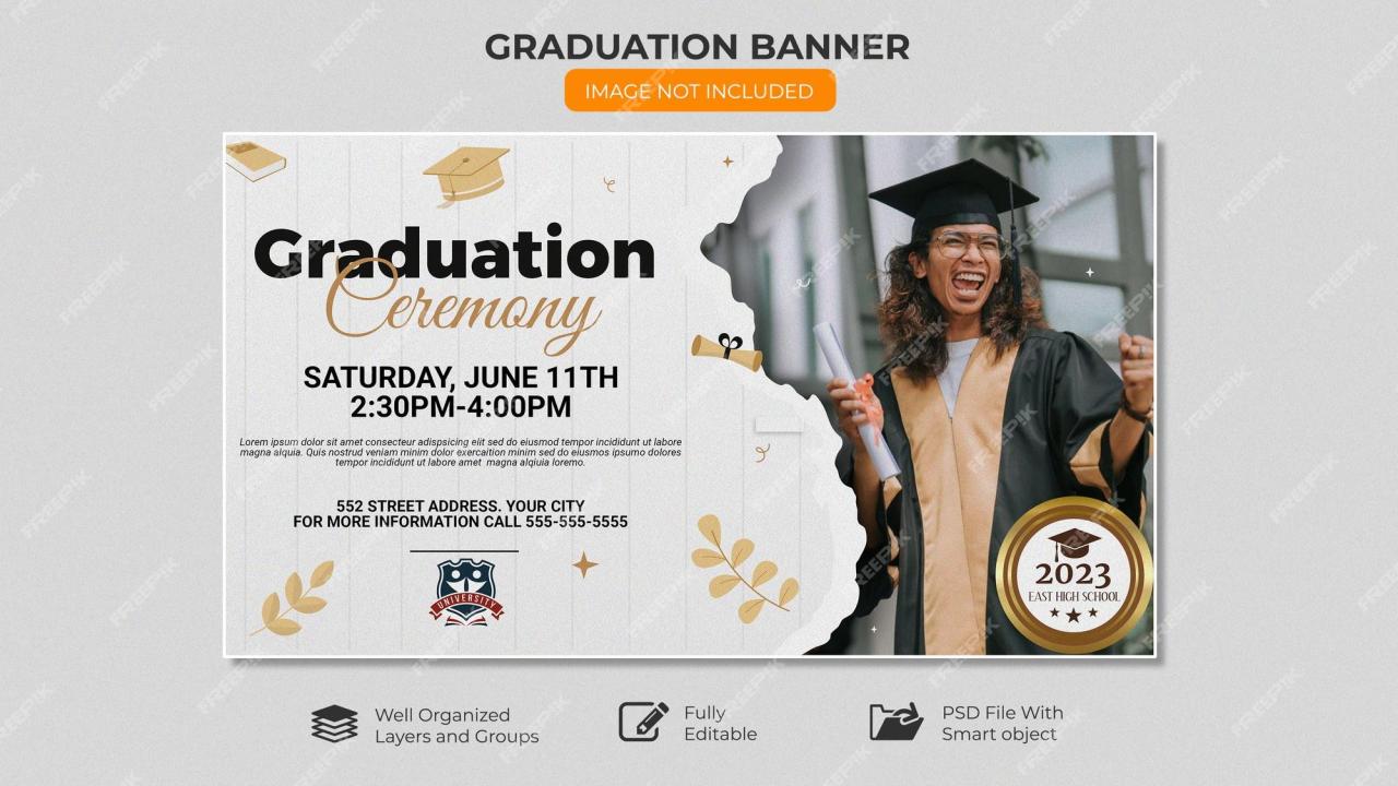 Free Printable Graduation Banner Templates terbaru