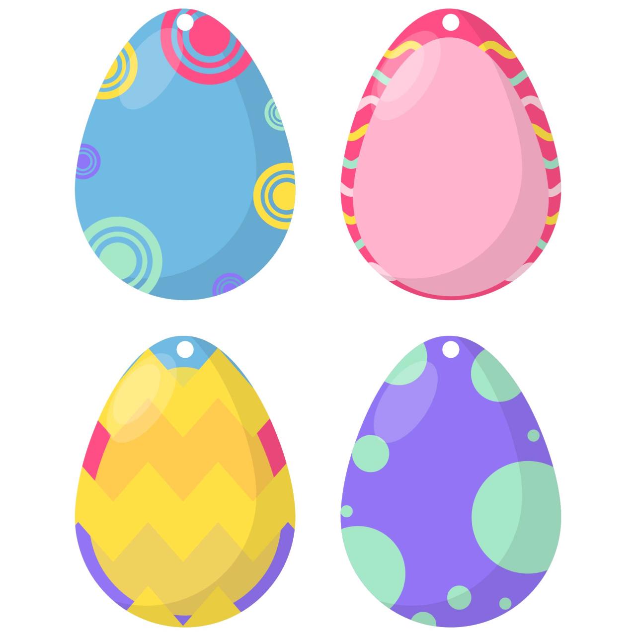 Printable Easter Name Tags Template