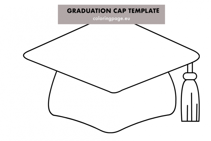 Free Printable Graduation Hat Template terbaru