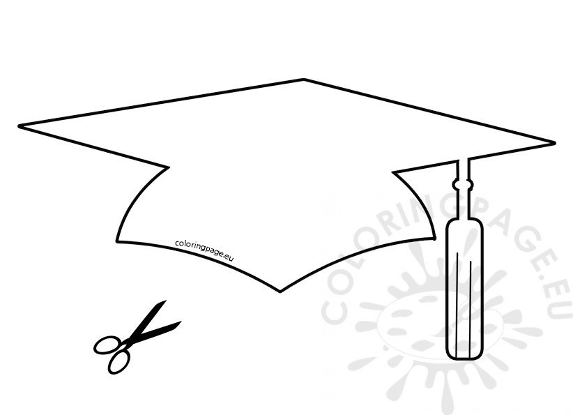 Free Printable Graduation Hat Template terbaru