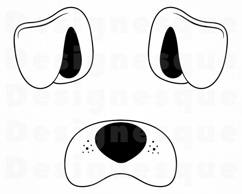 Floppy Dog Ear Template Printable