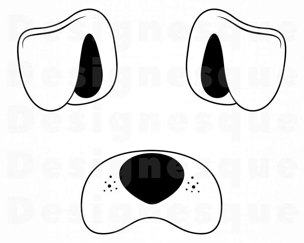 Floppy Dog Ear Template Printable terbaru