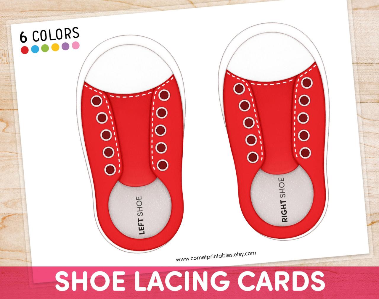 Free Printable Shoe Lacing Template terbaru
