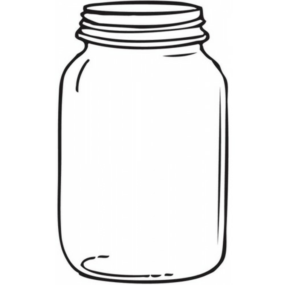 Free Printable Mason Jar Template terbaru