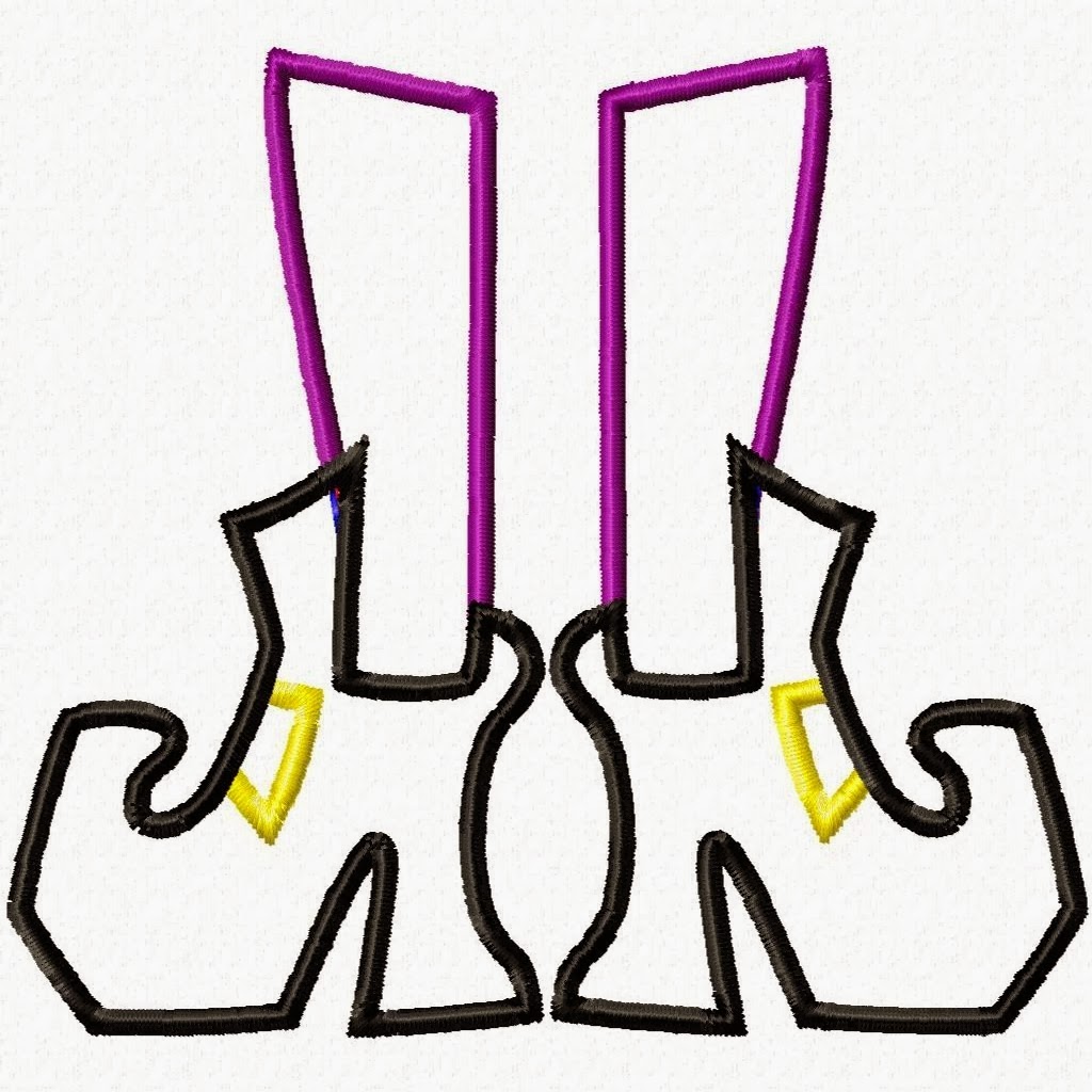 Free Printable Witch Shoe Template terbaru