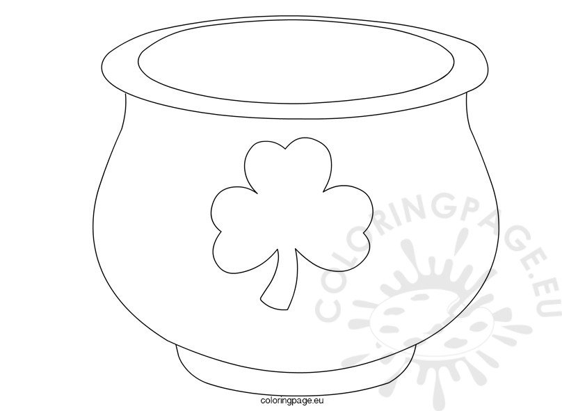 Printable Pot Of Gold Template