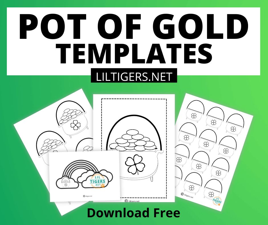 Printable Pot Of Gold Template terbaru