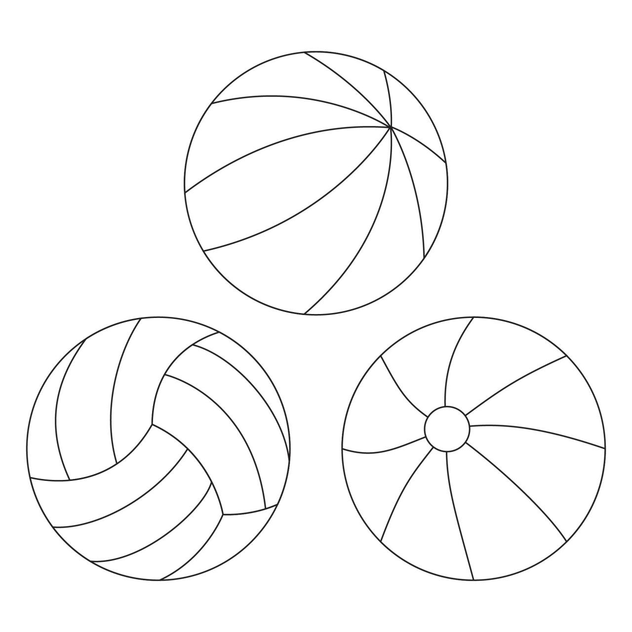Free Printable Beach Ball Template terbaru