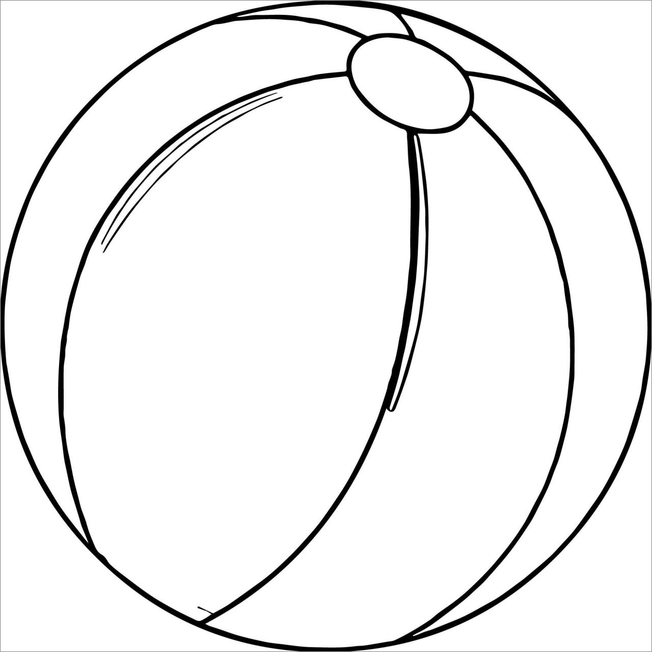 Free Printable Beach Ball Template terbaru