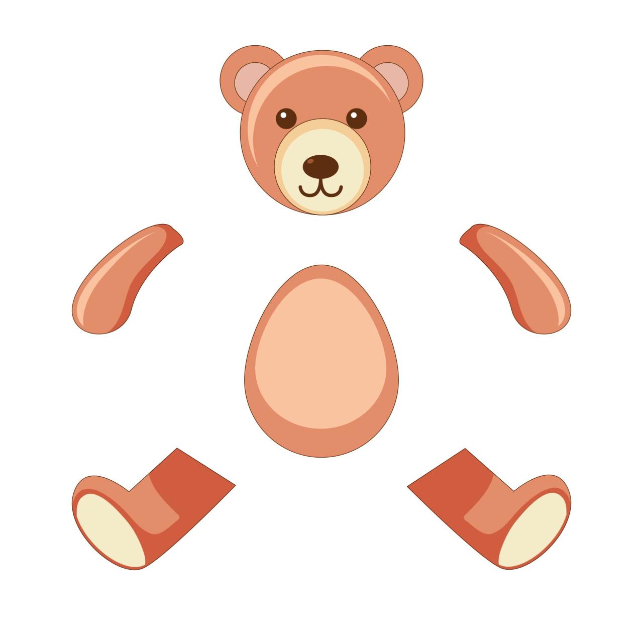 Teddy Bear Template Free Printable