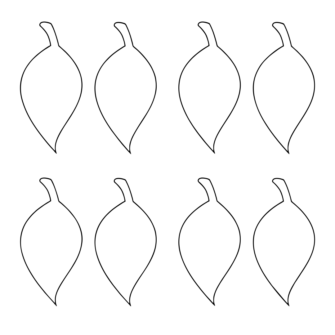 Cut Out Palm Leaf Template Printable