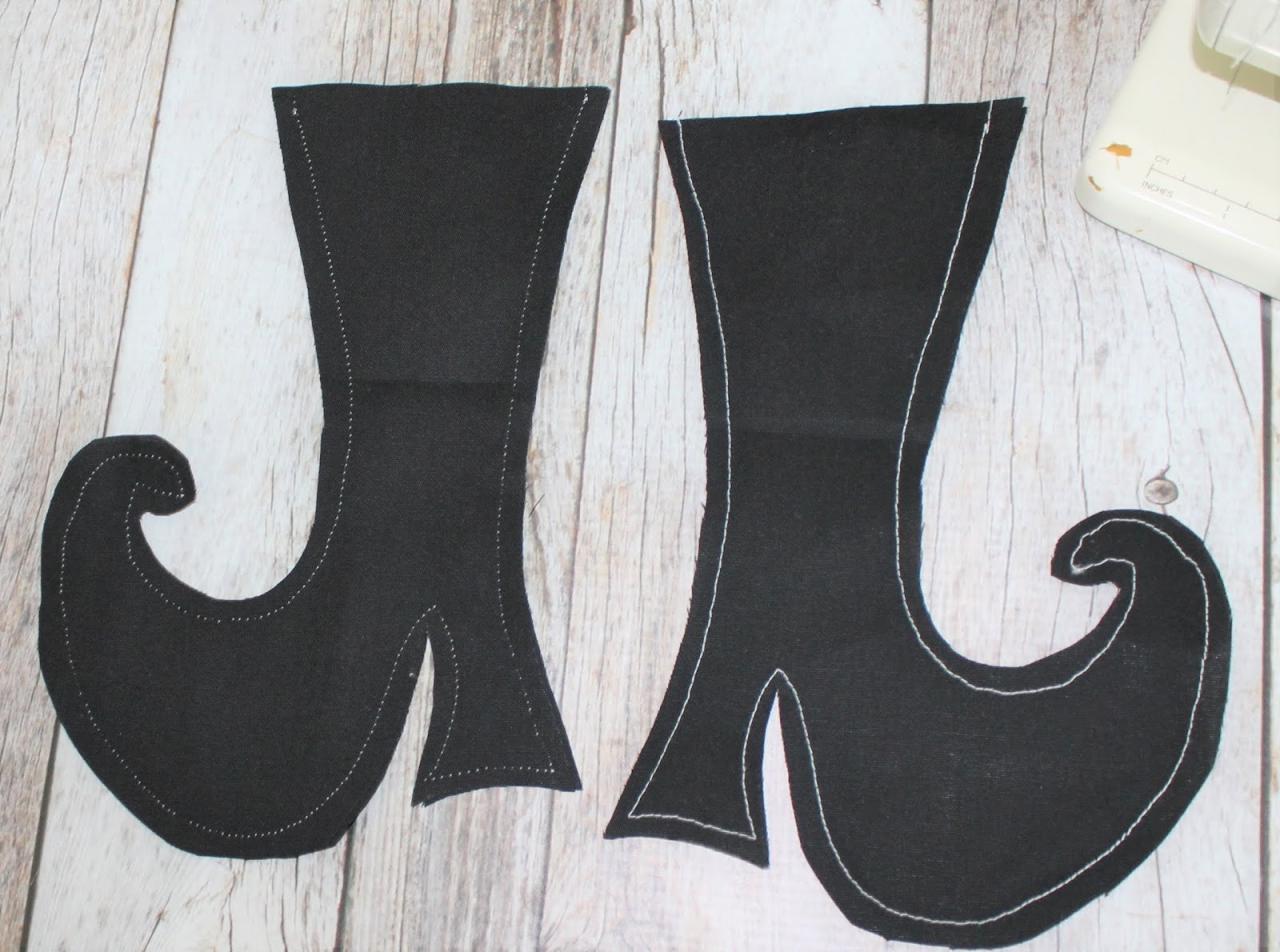 Free Printable Witch Shoe Template